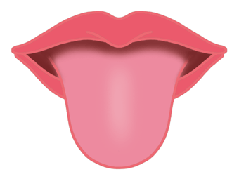 無料ビジネスイラスト 舌で見る健康状態 舌診 のイラスト